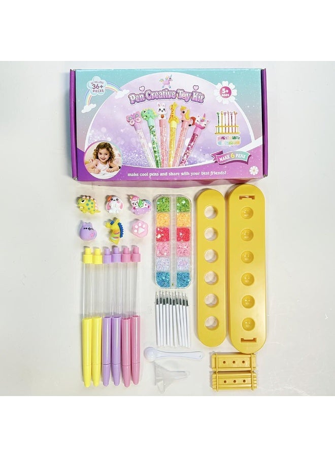 كابسترو مجموعة أقلام كابسترو جليتر الرملية اللامعة للأطفال - أقلام فنية إبداعية بتأثيرات لامعة، أقلام حرفية قابلة لإعادة التعبئة للرسم وكتابة اليوميات والهدايا - علبة هدايا أقلام الرمل اللامعة - Image 4